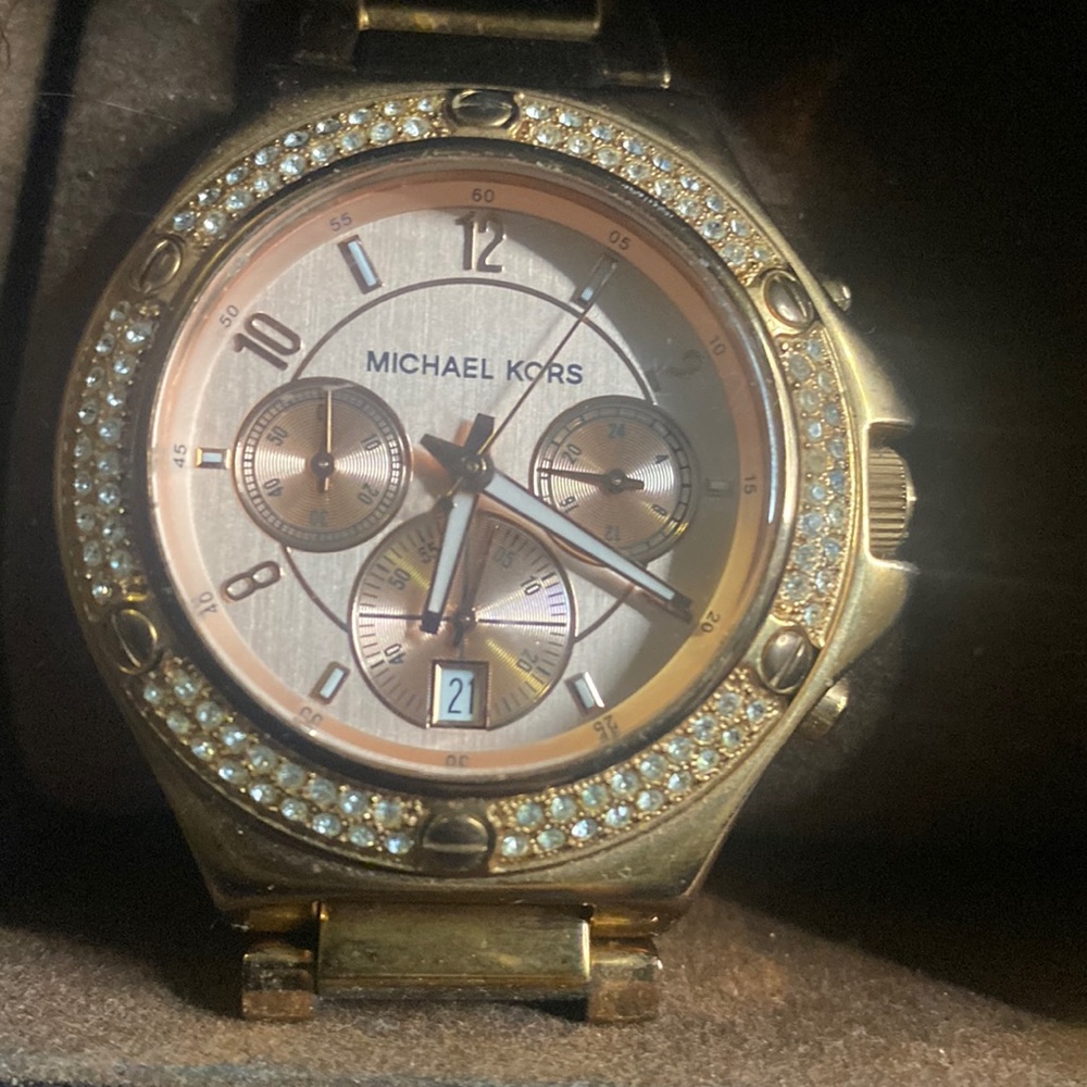 Gold Micheal Kors Watch